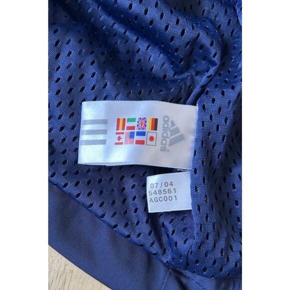 VTG Y2K Adidas 3 Stripe Jacket Trefoil Track Blue Orange FL GATORS Satin Women S - Picture 8 of 13